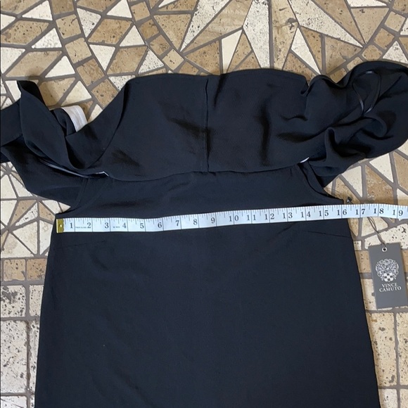 NWT Vince Camuto Colorblock Halter Blouse XS - Picture 9 of 13